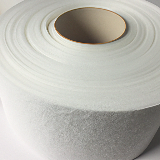 100% Polyester White Fabric Non Woven Suture Material Surface Adhesive Back Felt Pad Roll China Factory
