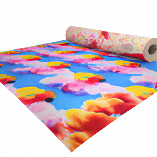 temporary flooring felt fabric polyester sublimation roll China's supplier,