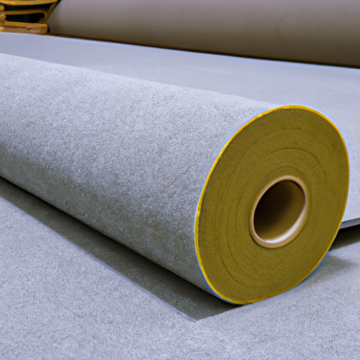 heavy felt roll for floor covering sheet material made at a low cost factory in China,
