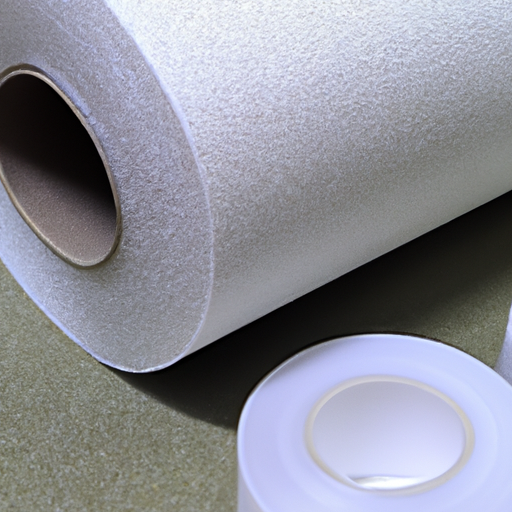 Polyester adhesive decorative fabric, white adhesive felt roll,