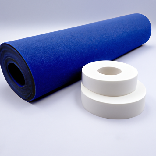 and cheapest Chinese supplier of deep blue felt roll for floor protection, High quality and cheap white adhesive felt, self-adhesive felt roll in Australia,