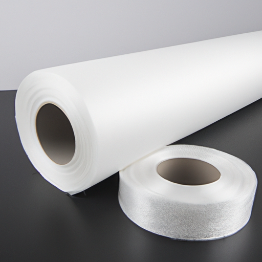 Non woven spunbonded polypropylene cloth, white adhesive backed felt roll, China's low-cost factory, gel coated glass fiber woven wool felt roll, China's best factory,