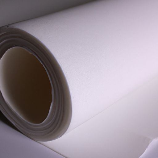 White polyester blended fabric self-adhesive felt roll is a good manufacturer in China