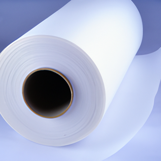 Adhesive white felt roll with PE PP film China factory OEM