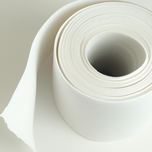 White Polyester Acrylic Coated Cloth Synthetic Felt Roll Back Adhesive China Manufacturer