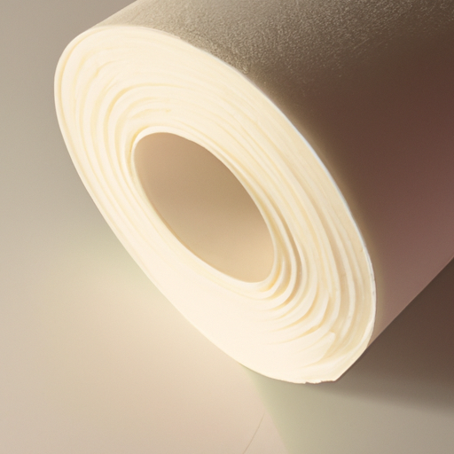 White polyester blended fabric self-adhesive felt roll is a good manufacturer in China