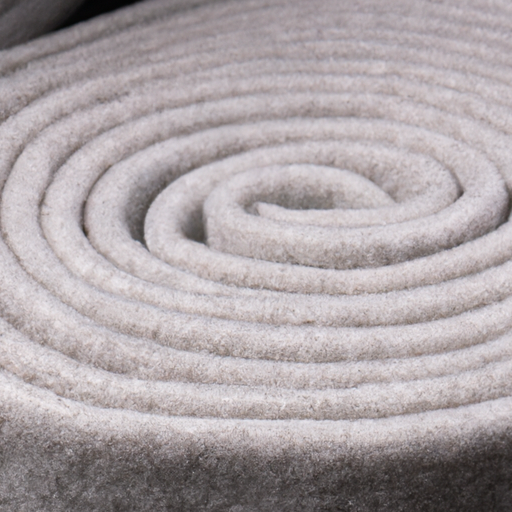 Wool Felt Light Gray Coated Fabric Floor Protection Felt Roll China Best Factory
