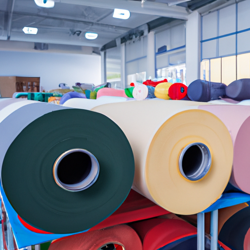China good felt roll supplier, vinyl fabric roll with felt backing china factory,