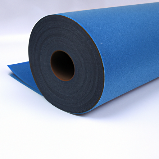 Blue Sticky Floor Protection Felt Roll China Wholesaler Bonded Polyester Fabric Roll China High Grade Wholesaler