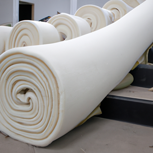 Inexpensive white felt rolls by the yard Stair protector with carpeted stairs felt roll China manufacture factory